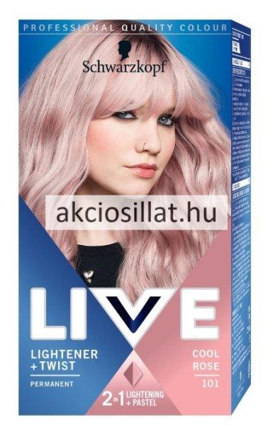 Schwarzkopf Live Color hajfesték 101 Hűvös rózsa