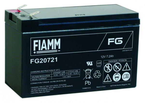 Fiamm FG20721 12V 7,2Ah T1 akkumulátor
