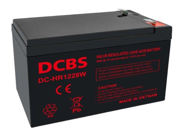 DCBS DC-HR1228W 12V 7Ah szünetmentes UPS akkumulátor