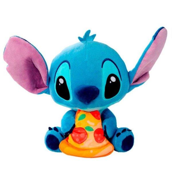 Plüss Stitch with Pizza (Disney) 25 cm