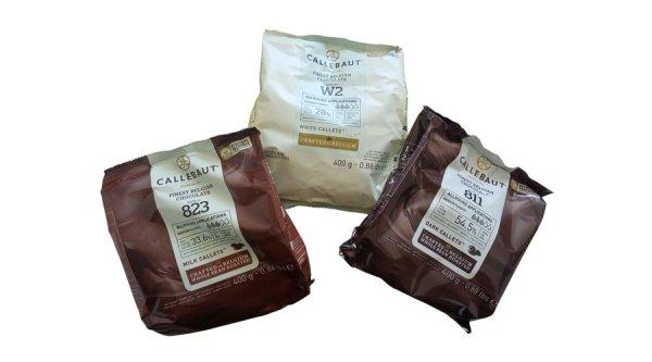 Callebaut csokoládé pasztilla csomag