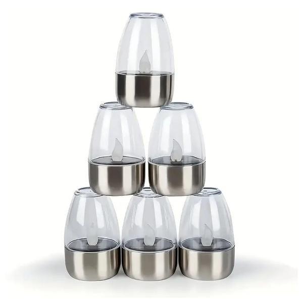 6 darabos LED Gyertya Készlet – Meleg Fehér Fény LG2391520