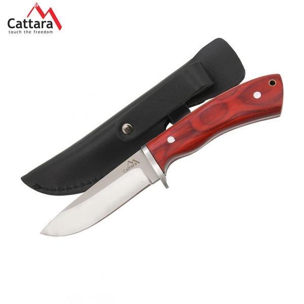 CATTARA TRAPPER tőr – 21 cm – bőrtokkal 13255