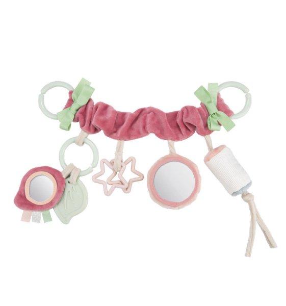 Canpol Babies Pastel Friends felakasztható plüss játék - Rózsaszín