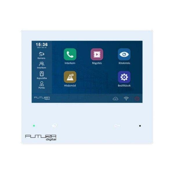FUTURA VIX-482 érintőkijelzős/Wi-Fi modul hívástovábbítással/7"-s
kijelző/Interkom/IP videós lakáskészülék