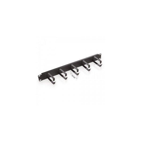 KE-Line 19" 1U fém patch rendező panel 73 mm-es gyűrűkkel