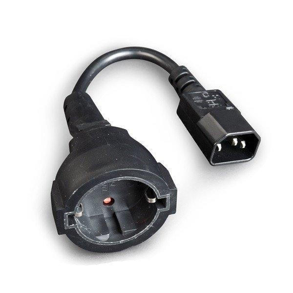 Gembird Tápkábel - PC-SFC14M-01 (Szünetmentes tápkábel adapter ,
IEC-320-C14, fekete)