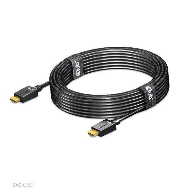 Club 3D Kábel - CAC-1375 (HDMI 2.1 Ultra High Speed, M/M, 4K120Hz, 8K60Hz,
48Gbps, 5m, VRR,QMS,QFT,eARC,HDR)