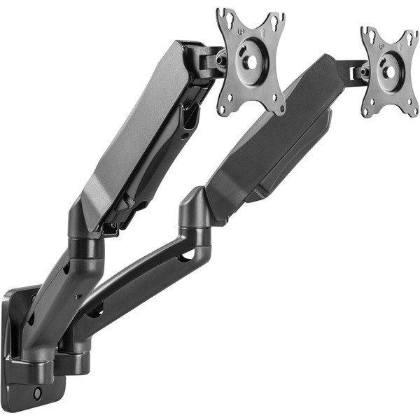 Stell SOS 1820 13"-32" VESA 100x100 Dual gázdugattyús fali monitor
tartó konzol