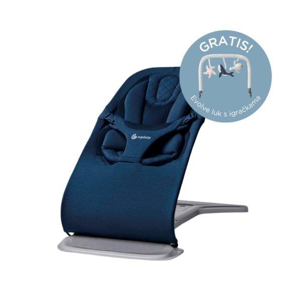 Ergobaby Evolve 3 in 1 Pihenőszék - Midnight Blue / Kék