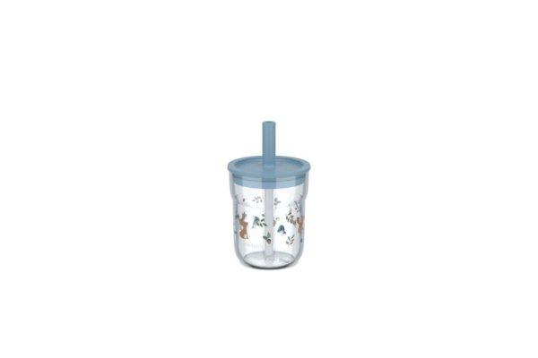 Little Dutch gyerek pohár szívószállal 250 ml - forest friends