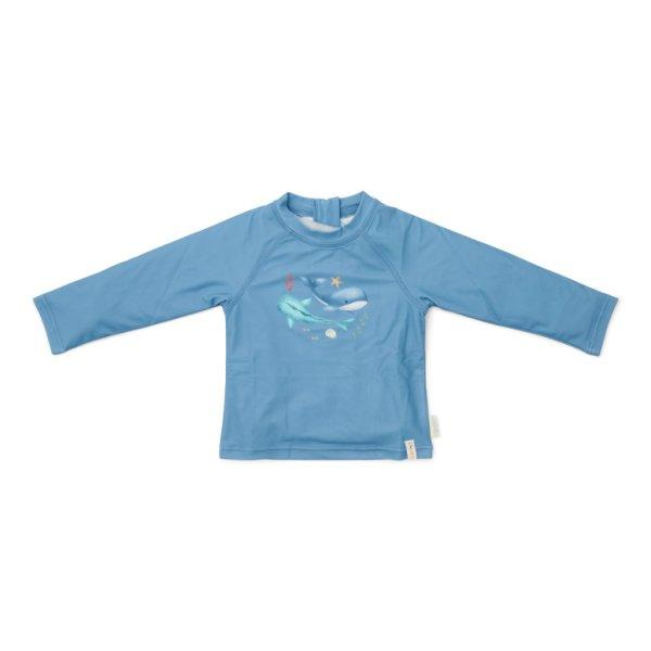 Little Dutch hosszú ujjú úszó póló Ocean Blue - 98/104