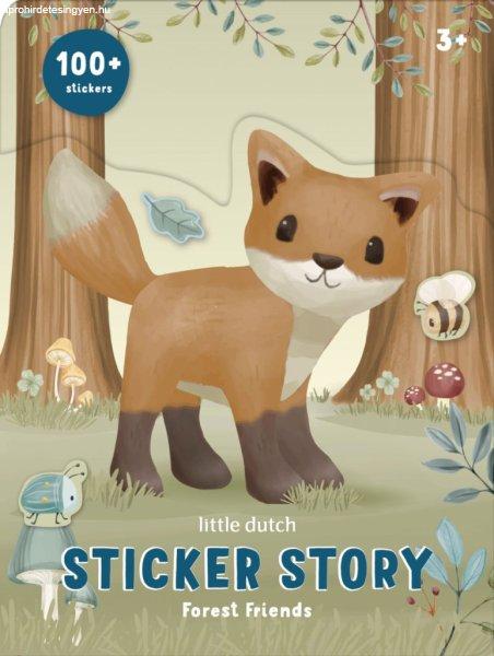 Little Dutch matrica szett - Forest Friends