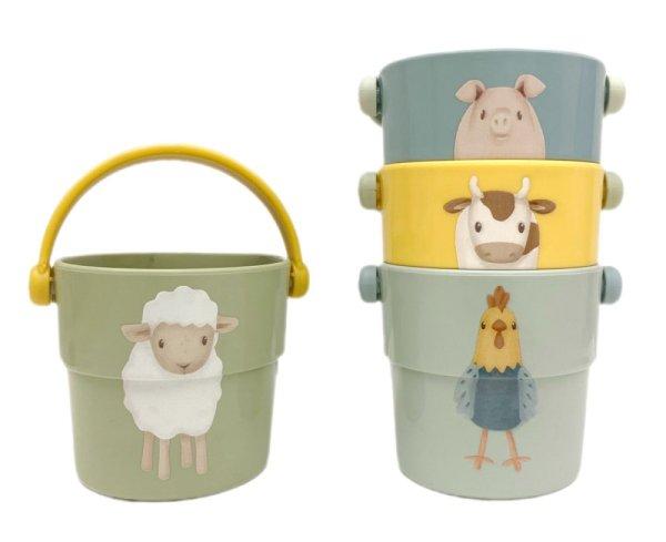 Little Dutch fürdőjáték vödör szett - Little Farm