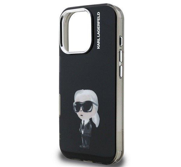 KARL LAGERFELD IML AQUARELLE KARL szilikon telefonvédő (ütésállóság,
kameravédő) FEKETE Apple iPhone 16 Pro