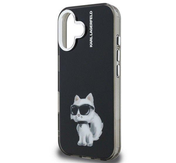 KARL LAGERFELD IML AQUARELLE CHOUPETTE szilikon telefonvédő (ütésállóság,
kameravédő) FEKETE Apple iPhone 16