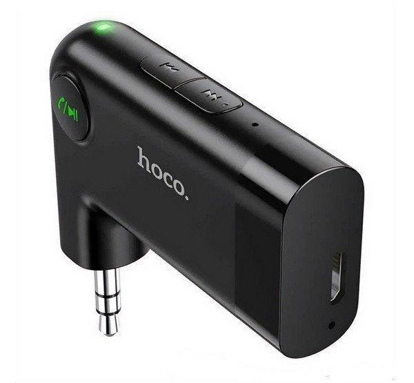 HOCO E53 bluetooth FM transmitter microUSB+3.5mm jack aljzat (v5.3, mikrofon)
FEKETE