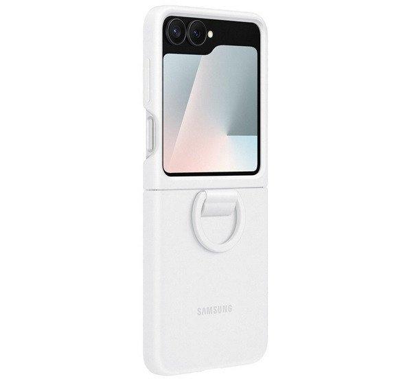 SAMSUNG szilikon telefonvédő (telefongyűrű) FEHÉR Samsung Galaxy Z Flip6
(SM-F741), Galaxy Z Flip7 FE (SM-F761)