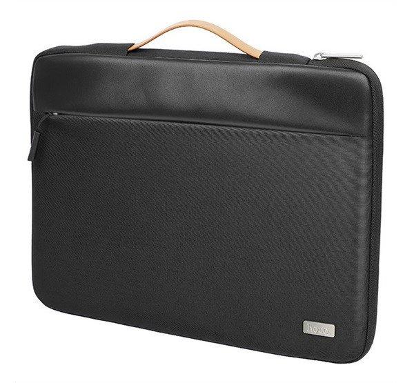 HOCO GT7 tok fekvő, bőr hatású LAPTOP/NOTEBOOK/TABLET (univerzális,
16" méret) FEKETE