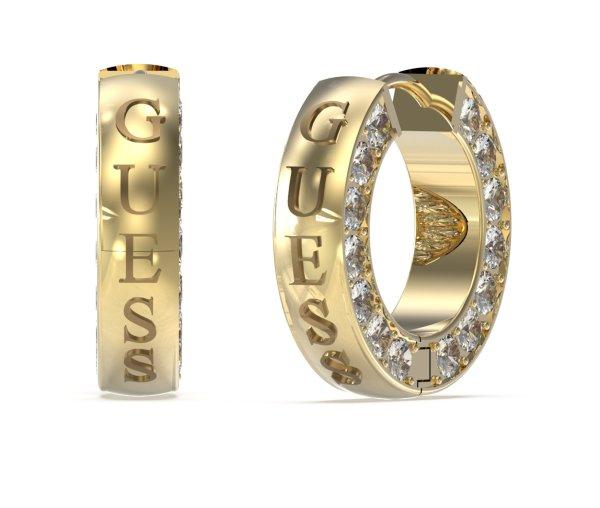 Guess Modern aranyozott karika fülbevaló kristályokkal Circle Lights
JUBE03160JWYGT/U