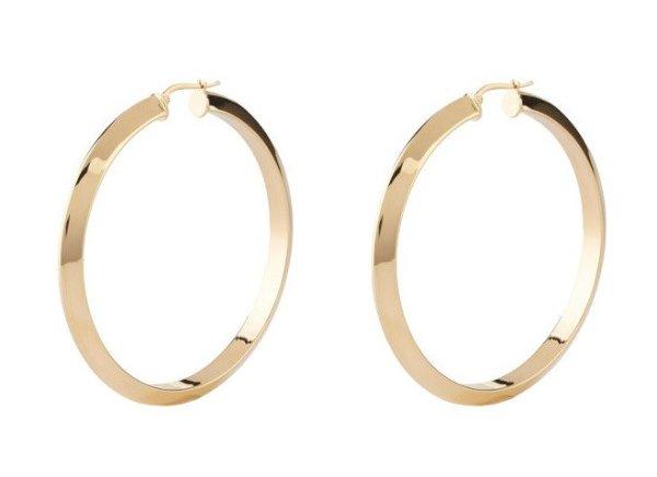 Guess Aranyozott fülbevaló Hoops I Did It Again JUBE04193JWYGT/U