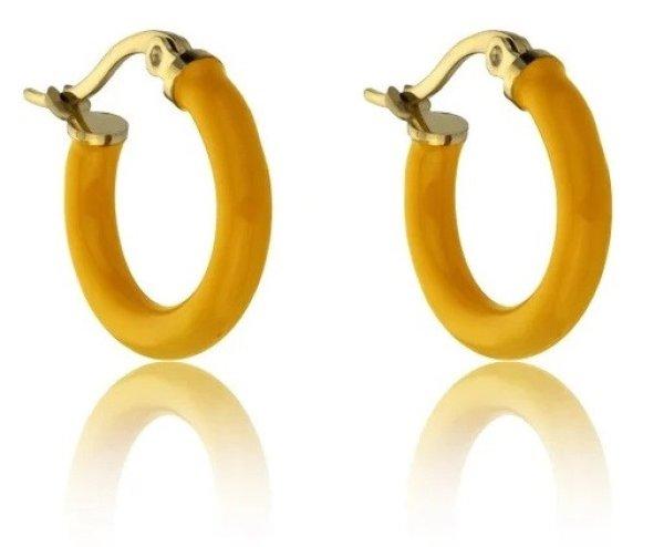 Marc Malone Aranyozott karika fülbevaló zománccal Laura Orange Earrings
MCE23149G
