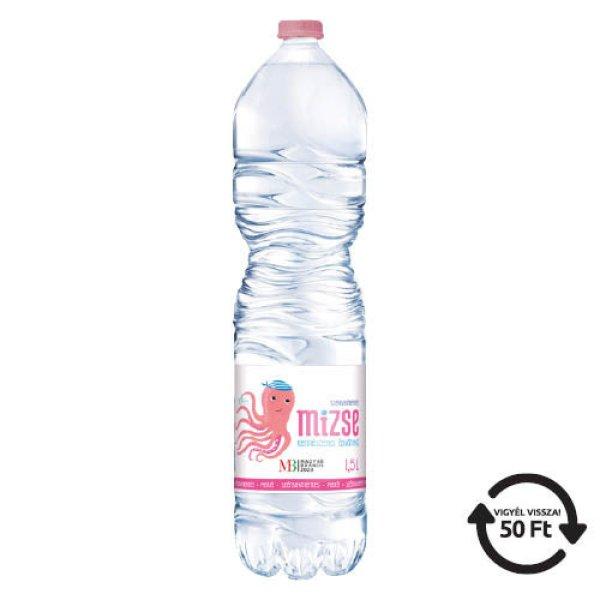 Ásványvíz Mizse, 1,5 l, mentes, DRS díjas