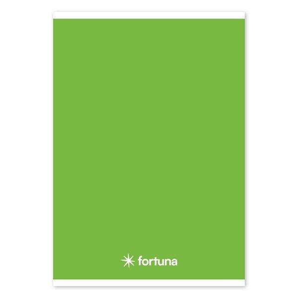 Füzet vonalas FORTUNA Monocolor A/5 32 lapos zöld