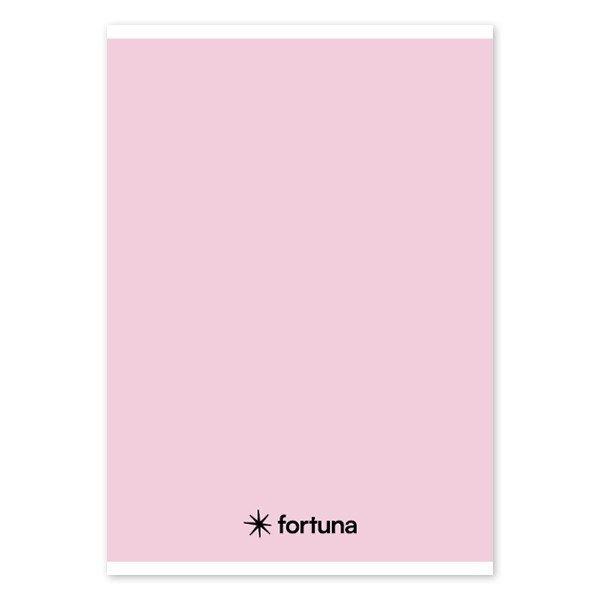 Füzet vonalas FORTUNA Monocolor A/5 32 lapos pasztell rózsaszín
