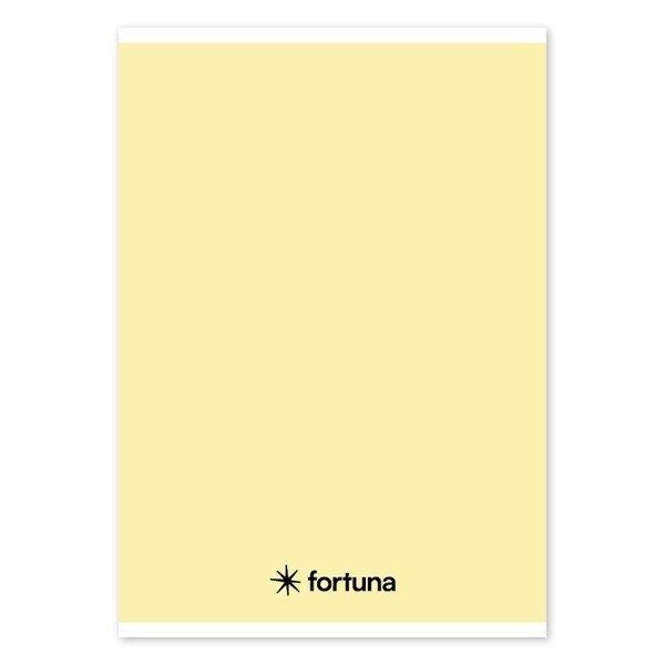 Füzet vonalas FORTUNA Monocolor A/5 32 lapos pasztell sárga