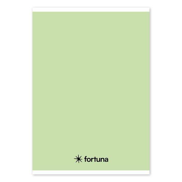 Füzet vonalas FORTUNA Monocolor A/5 32 lapos pasztell zöld