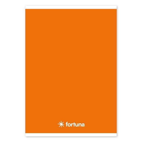 Füzet vonalas FORTUNA Monocolor A/5 32 lapos narancssárga