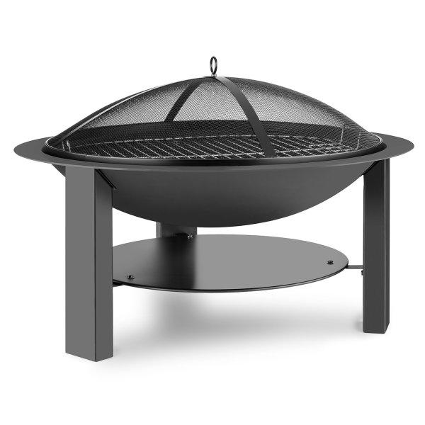 Blumfeldt Mithras tűzrakóhely, Ø75cm, szikrafogó, Ø60cm grill rostély,
öntvény, acél