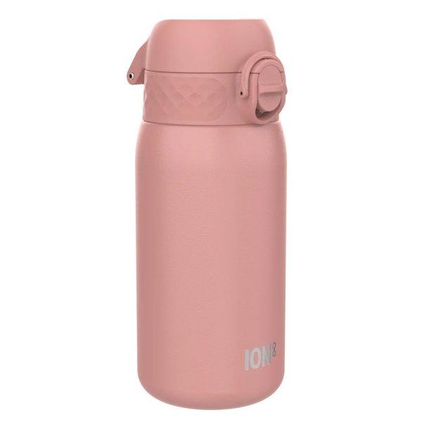 Ion8 gyermek ivópalack, rozsdamentes acél, 400 ml hamvas rózsa színű
