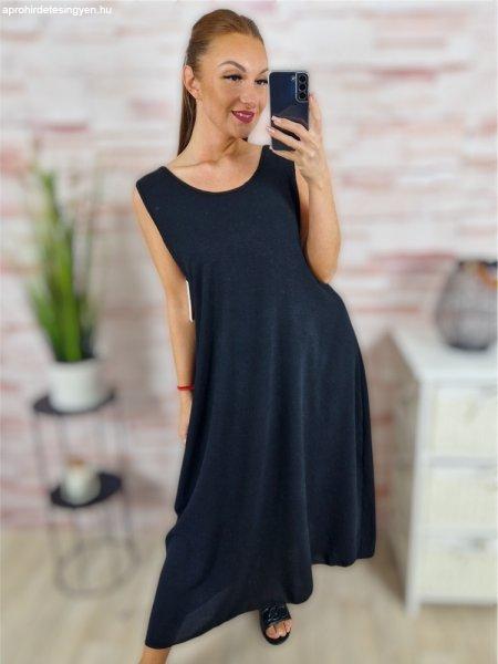 A vonalú, ujjatlan, nyári ruha L-XL