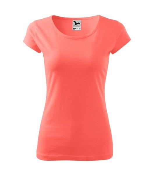 MALFINI Női póló Pure - Korallpiros | XL