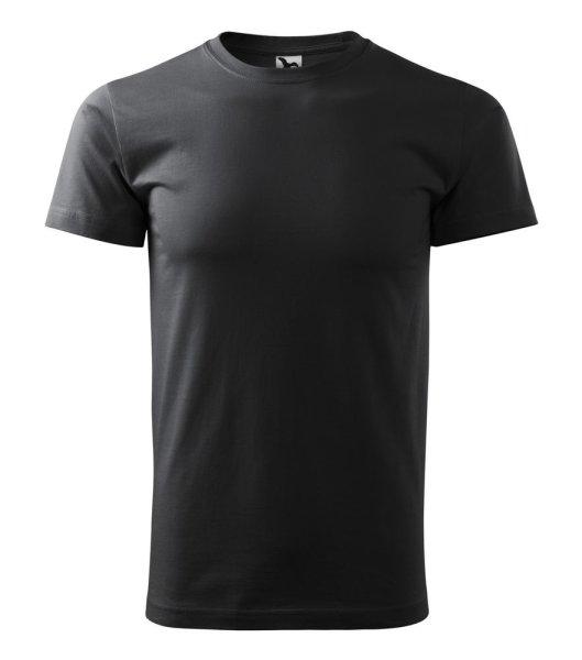 MALFINI Basic férfi póló - Ebony gray | XS