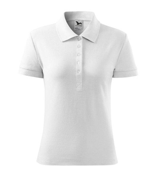 MALFINI Női galléros póló Cotton Heavy - Fehér | XS