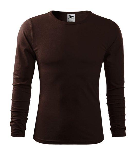 MALFINI Férfi hosszú ujjú póló Fit-T Long Sleeve - Kávébarna | XL