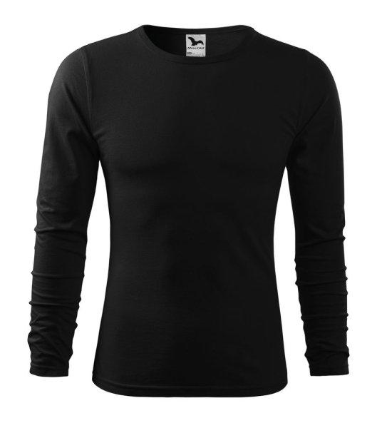 MALFINI Férfi hosszú ujjú póló Fit-T Long Sleeve - Fekete | XL