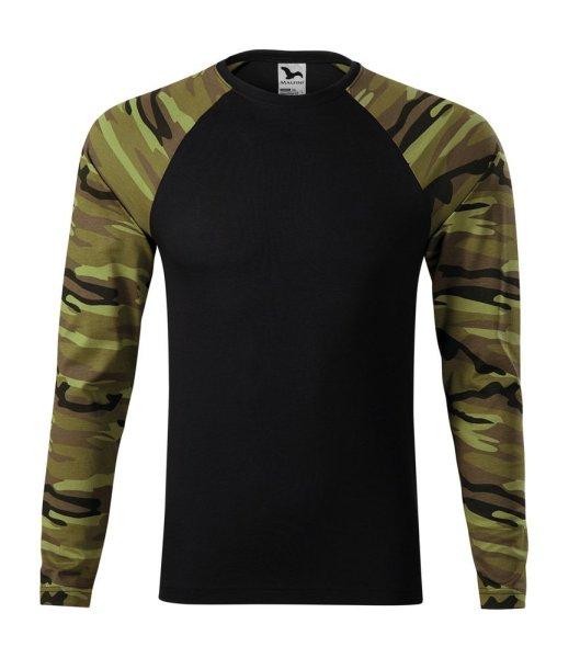 MALFINI Terepszínű hosszú ujjú póló Camouflage LS - Terepszínű zöld |
XS