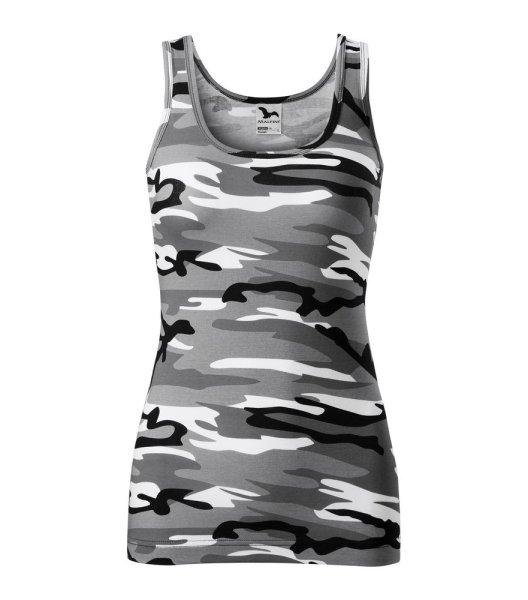 MALFINI Női trikó Camo Triumph - Terepszínű szürke | XL