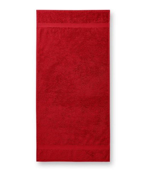 MALFINI Terry Bath Towel fürdőlepedő - Piros | 70 x 140 cm