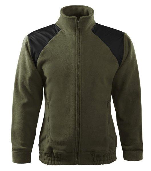 MALFINI Fleece felső Jacket Hi-Q - Military | S