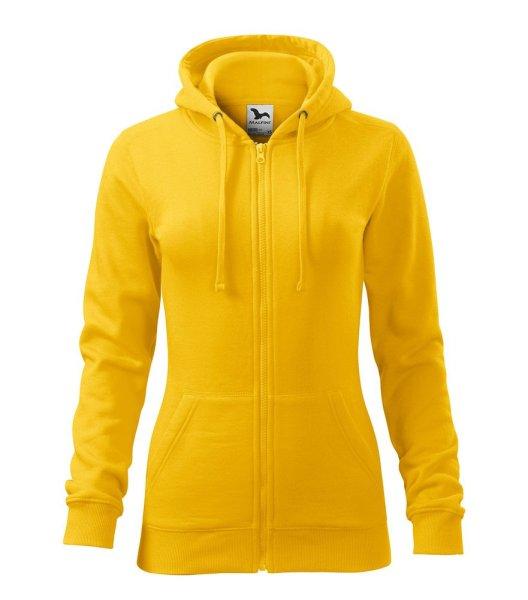 MALFINI Női felső Trendy Zipper - Sárga | XS