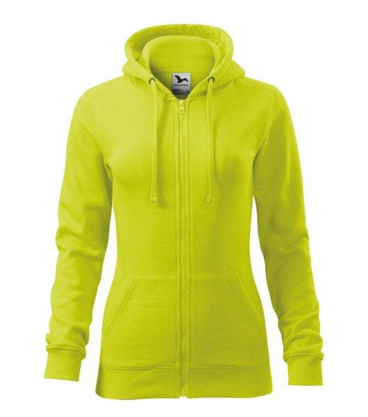 MALFINI Női felső Trendy Zipper - Lime | XS