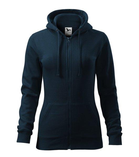 MALFINI Női felső Trendy Zipper - Tengerészkék | XS