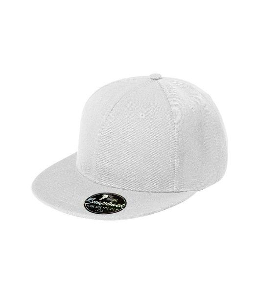 MALFINI Rap 6P siltes sapka - Fehér | unisex