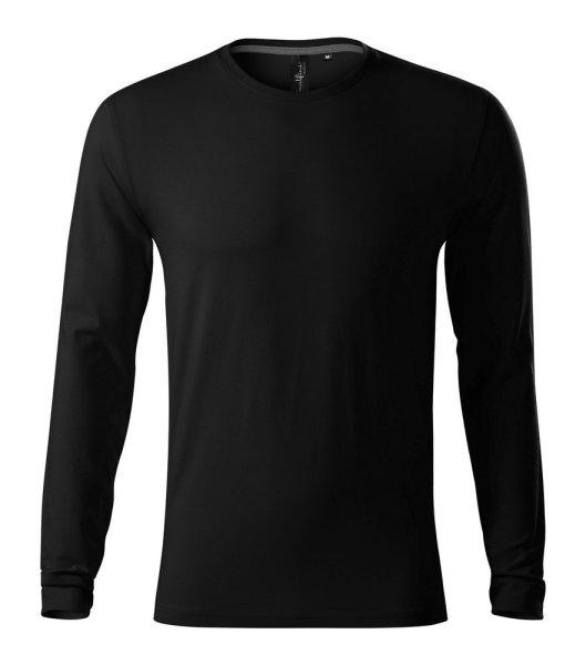 MALFINI Férfi hosszú ujjú póló Brave - Fekete | XL
