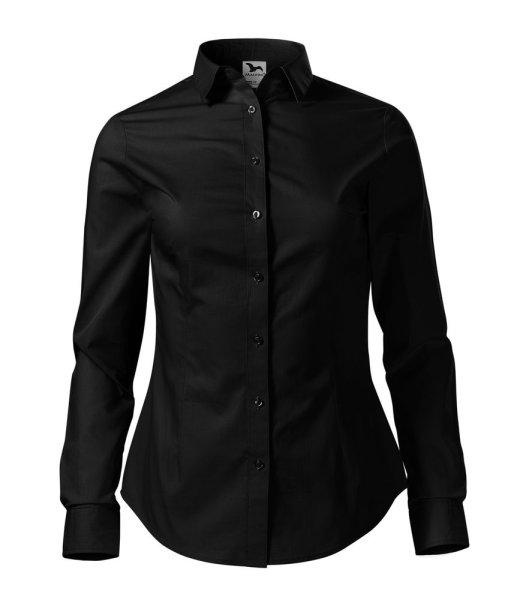 MALFINI Női hosszú ujjú ing Style - Fekete | XL